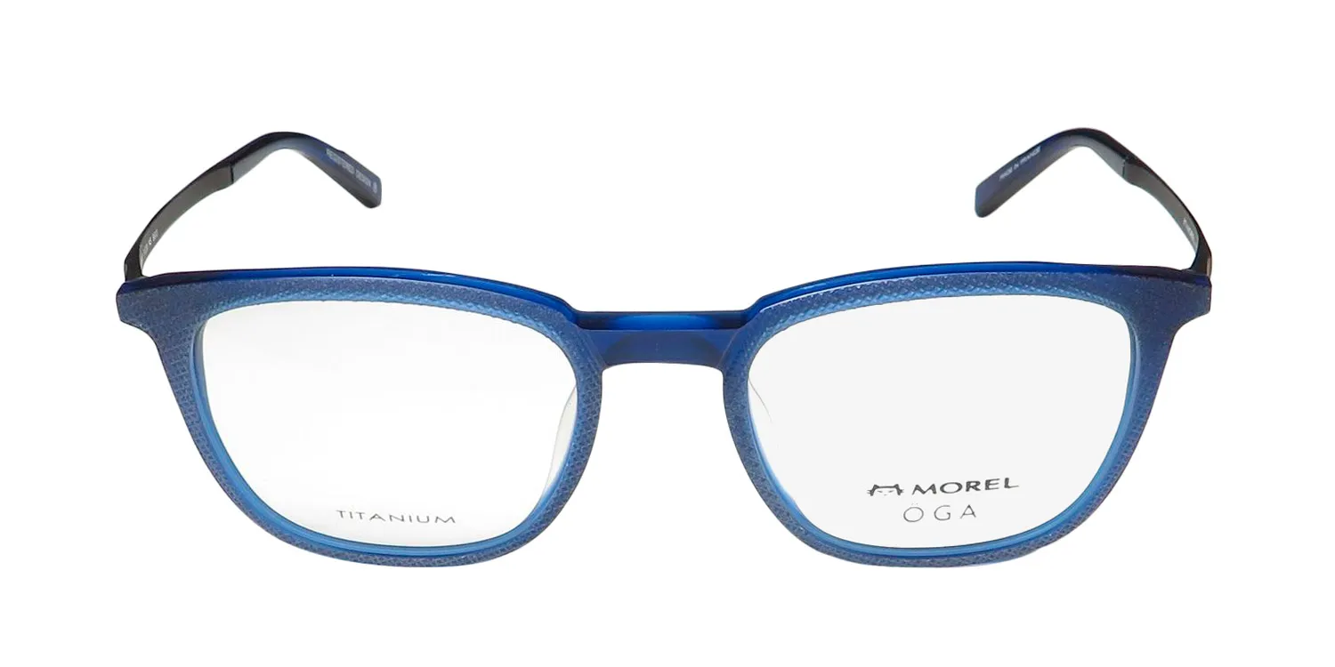 Morel Oga 10150o bg03 Eyeglasses Blue 51mm Unisex 3