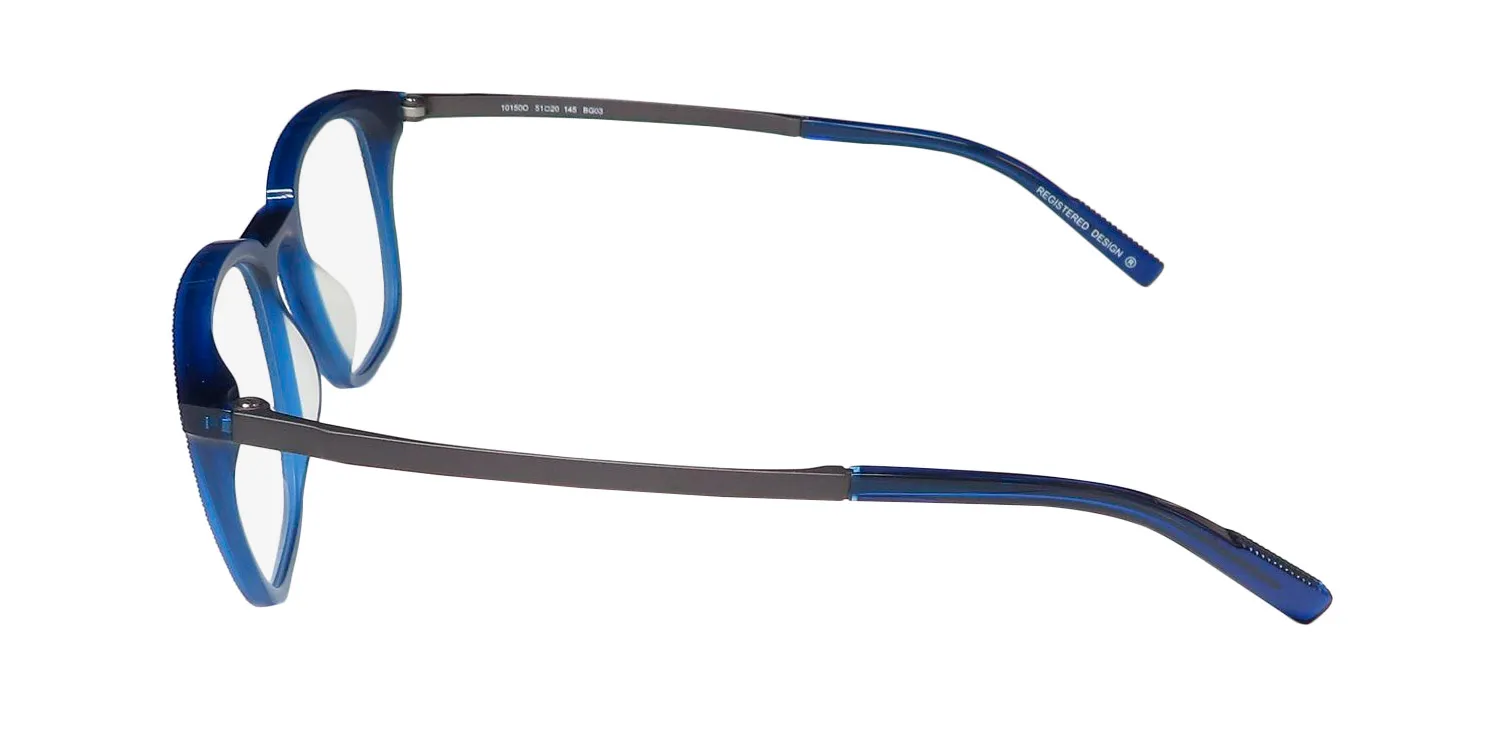 Morel Oga 10150o bg03 Eyeglasses Blue 51mm Unisex 4
