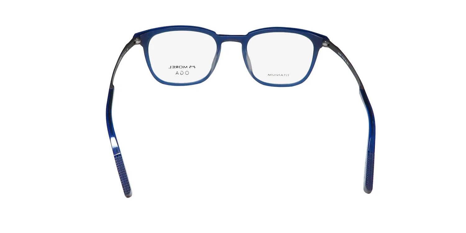 Morel Oga 10150o bg03 Eyeglasses Blue 51mm Unisex 5