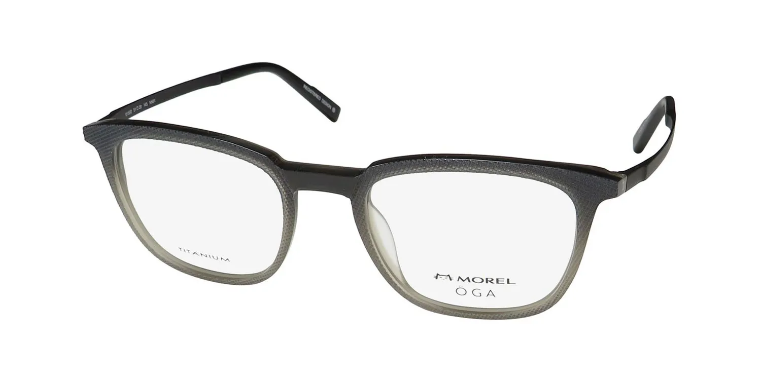 Morel Oga 10150o nn01 Eyeglasses Black 51mm Unisex