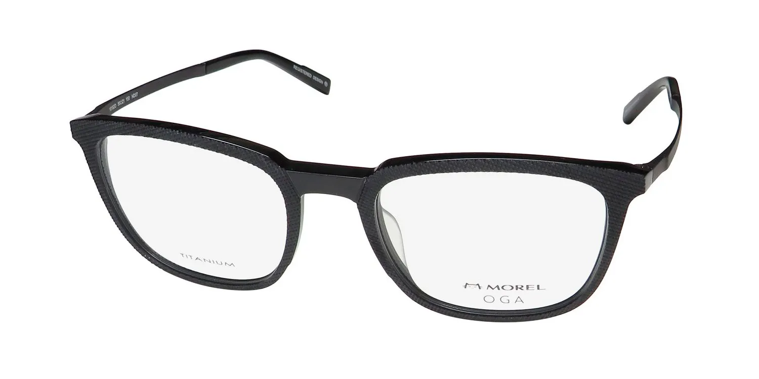 Morel Oga 10152o nd07 Eyeglasses Black 55mm
