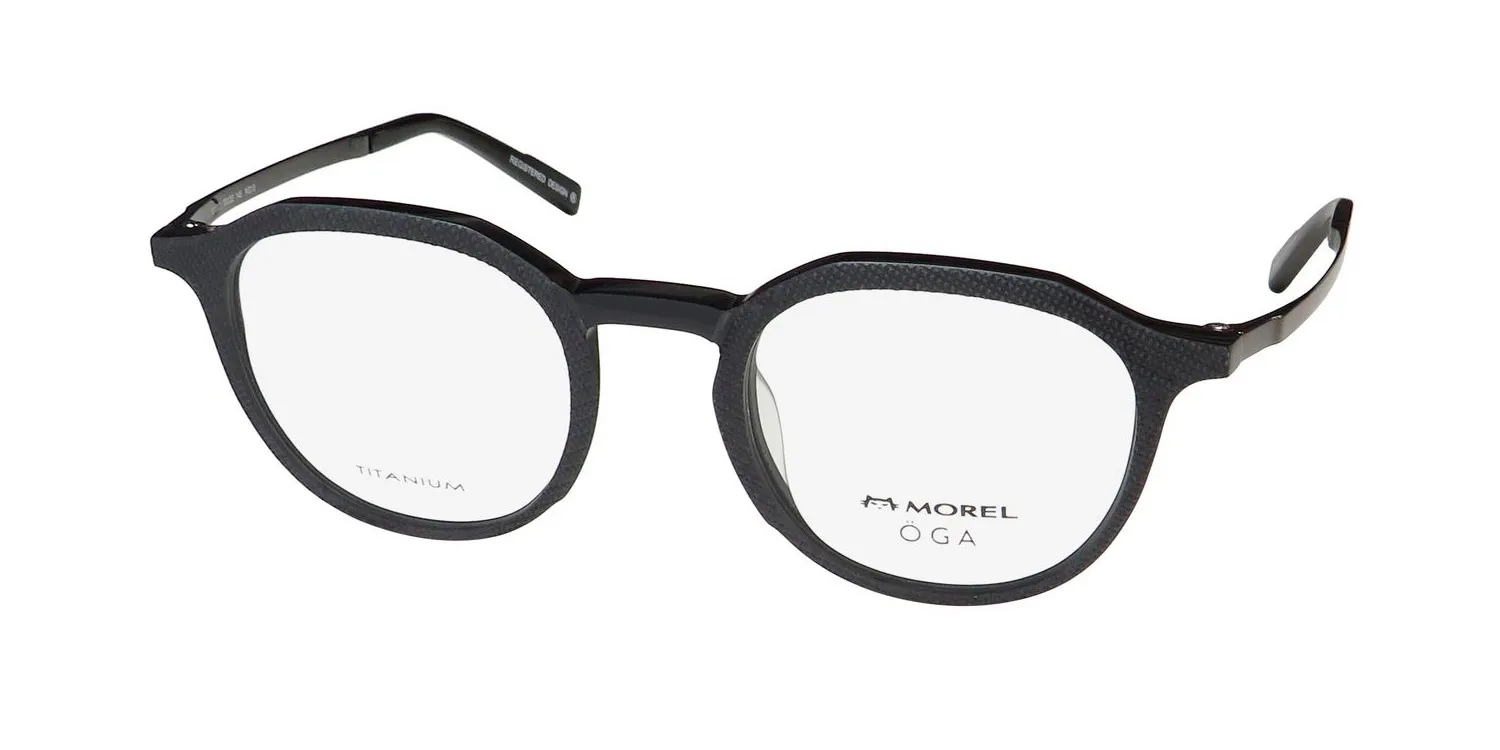 Morel Oga 10153o ng10 Eyeglasses Black 50mm Unisex