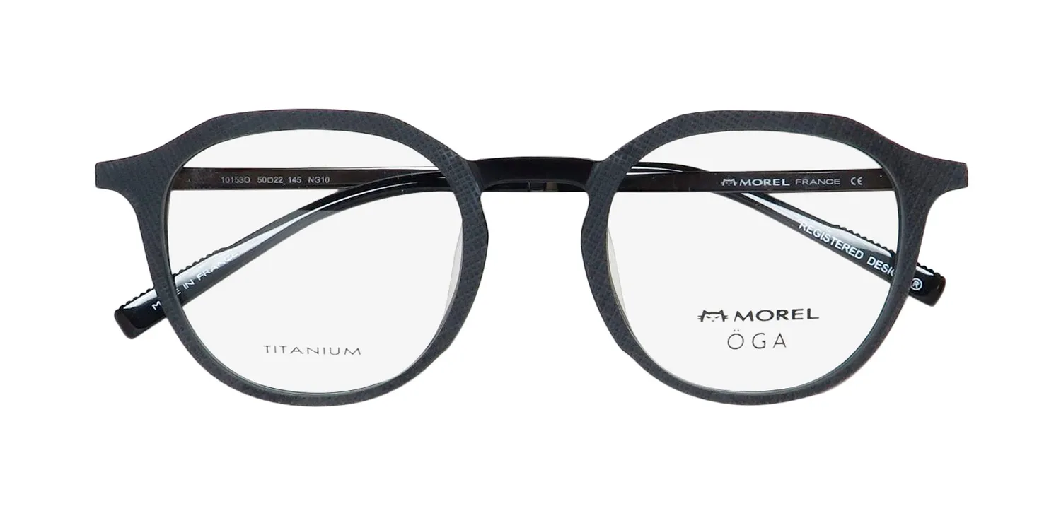 Morel Oga 10153o ng10 Eyeglasses Black 50mm Unisex 2