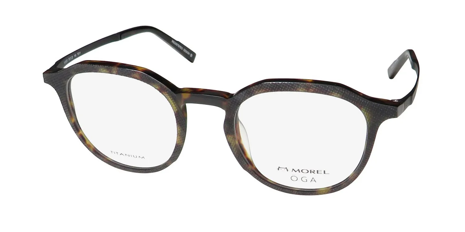 Morel Oga 10153o td11 Eyeglasses Brow 50mm Unisex