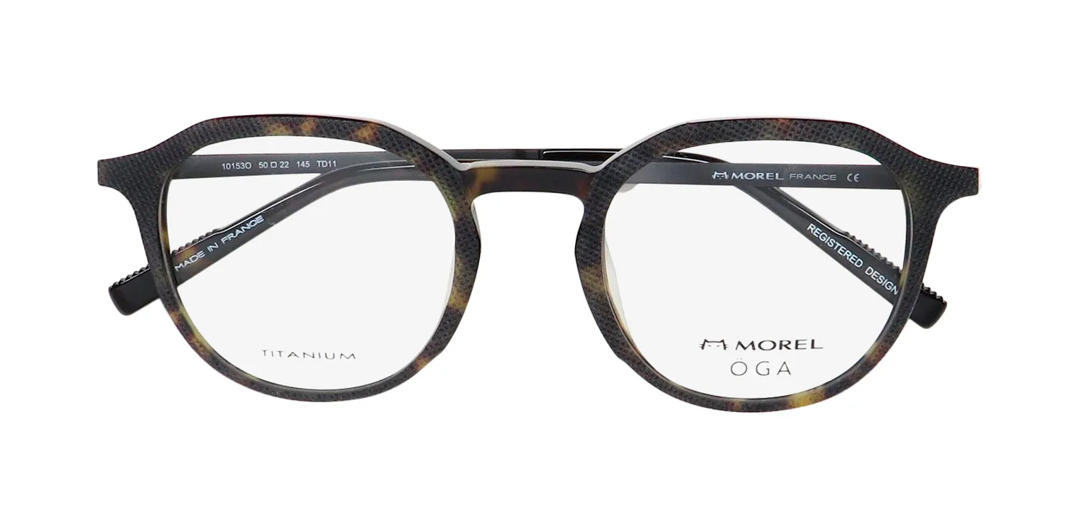 Morel Oga 10153o td11 Eyeglasses Brow 50mm Unisex 2