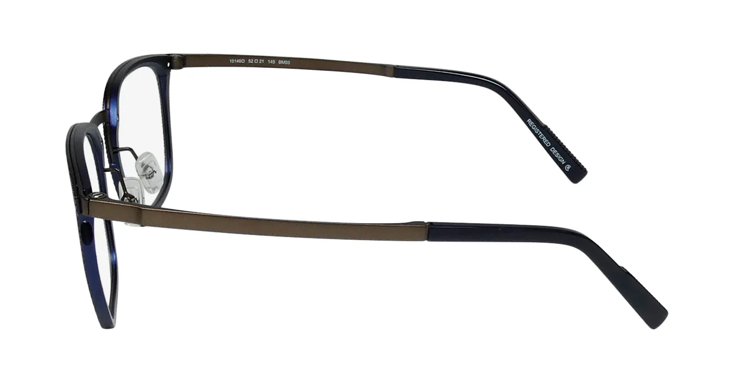 Morel Oga 10146o bm03 Eyeglasses Blue 52mm 4