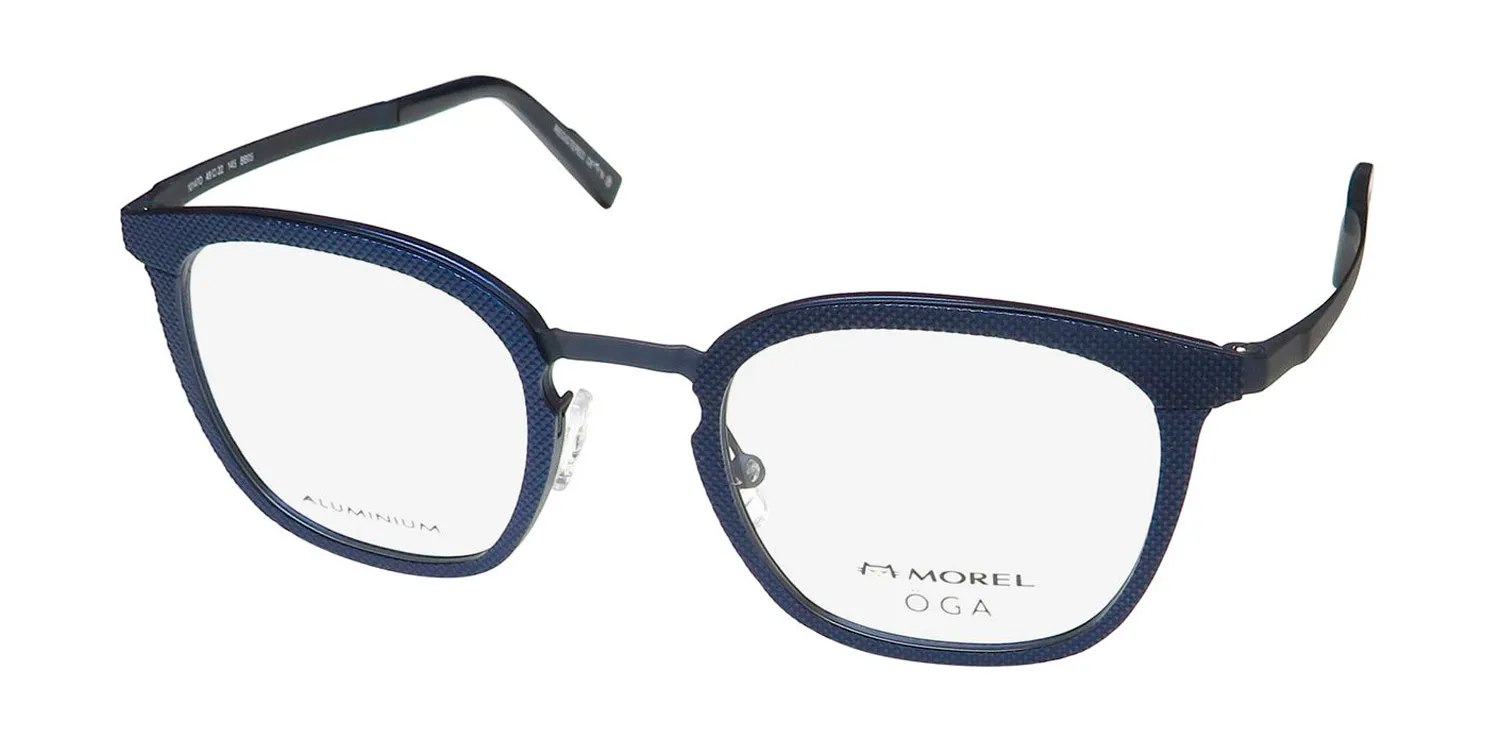 Morel Oga 10147o bb05 Eyeglasses Blue 49mm