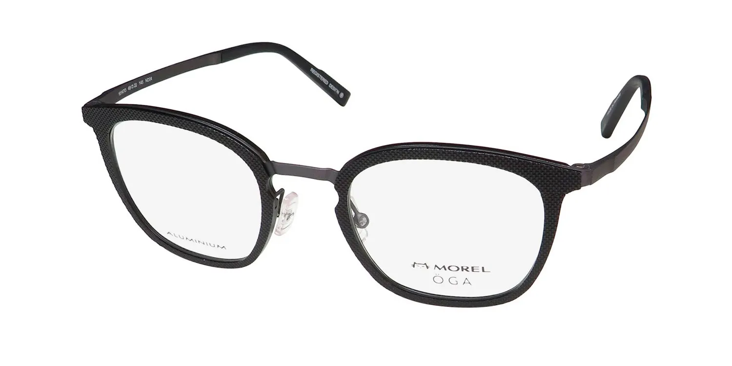 Morel Oga 10147o nd04 Eyeglasses Black 49mm