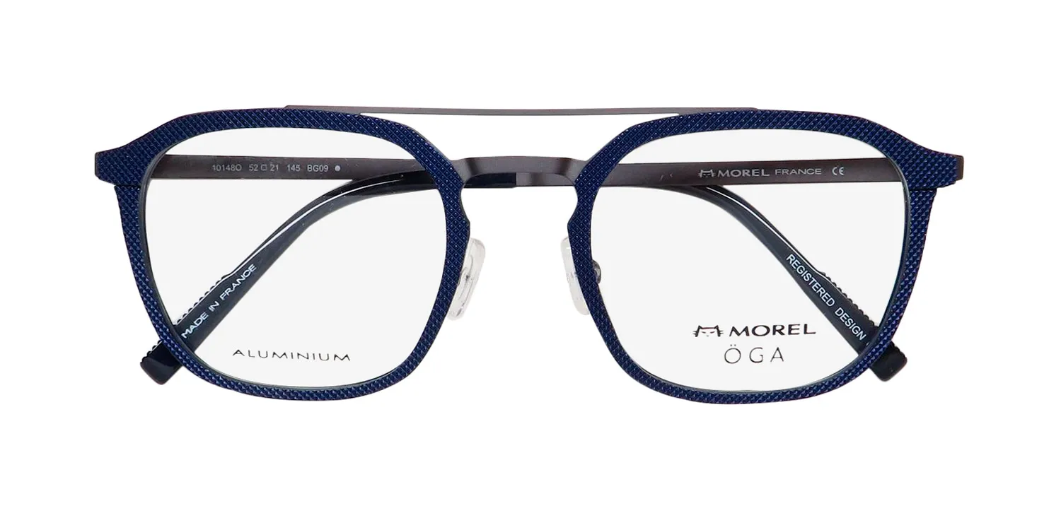Morel Oga 10148o bg09 Eyeglasses Blue 52mm 2