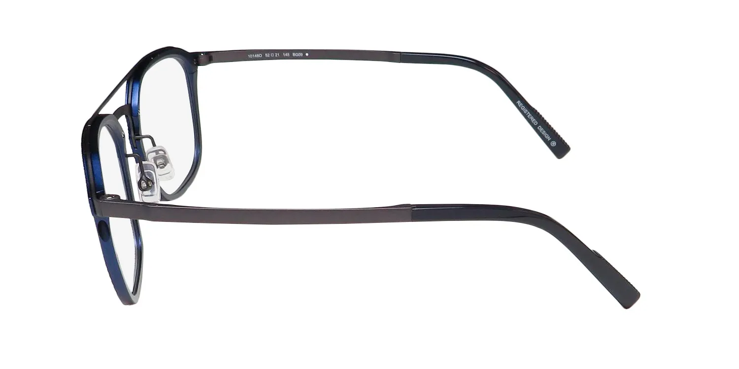 Morel Oga 10148o bg09 Eyeglasses Blue 52mm 4