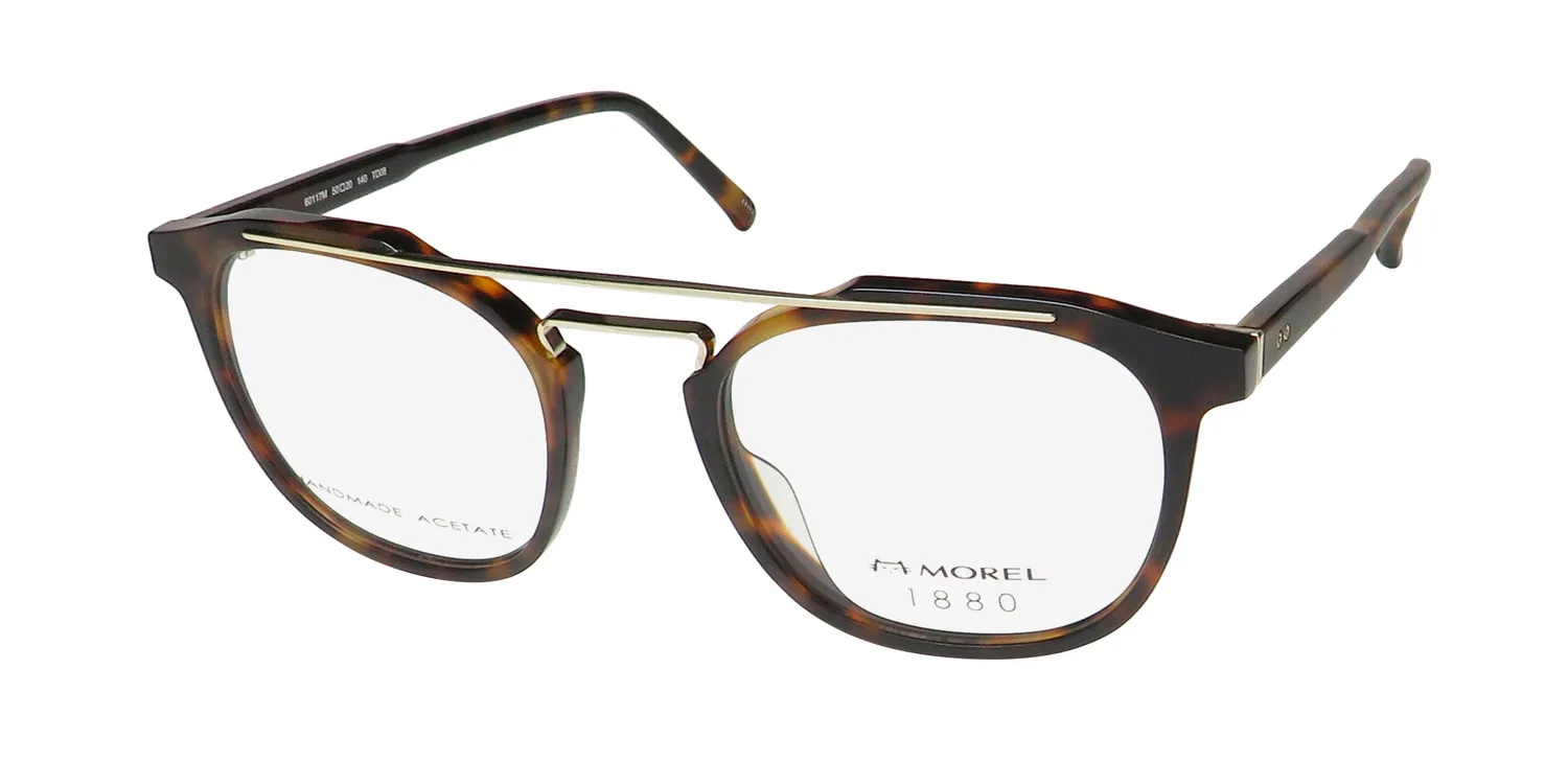 Morel 1880 60117m td08 Eyeglasses Tortoise 50mm
