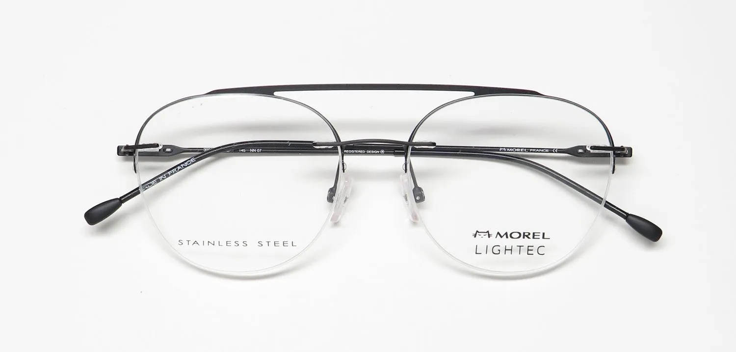 Morel Lightec 30219l nn07 Eyeglasses Black 52mm Unisex 2