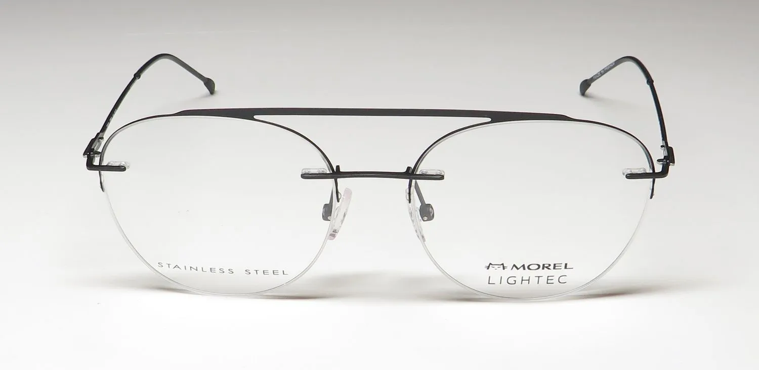Morel Lightec 30219l nn07 Eyeglasses Black 52mm Unisex 3