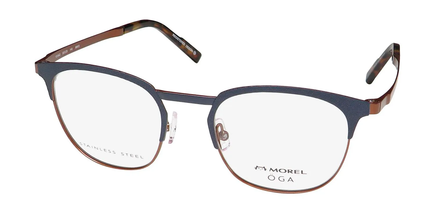 Morel Oga 10154o bm03 Eyeglasses Blue 50mm