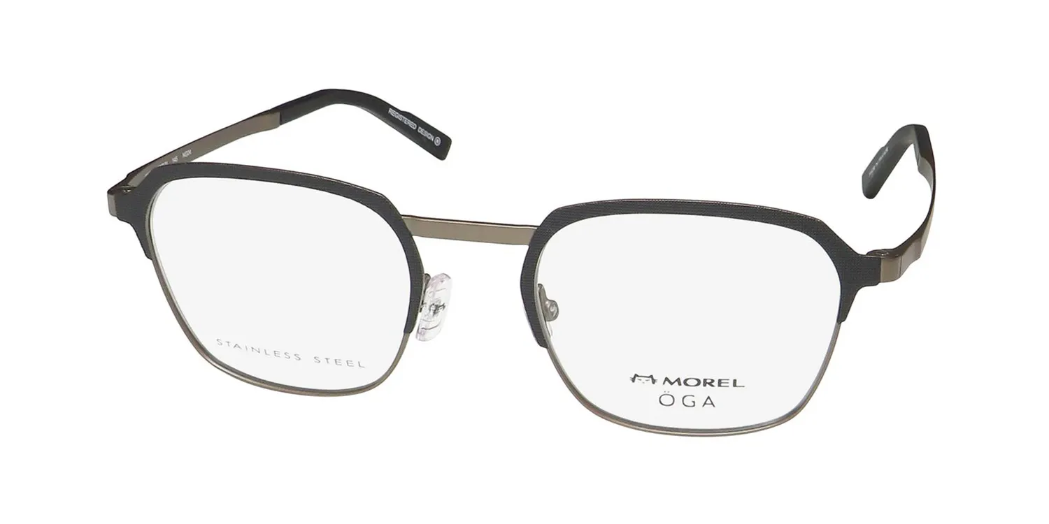 Morel Oga 10155o ng04 Eyeglasses Black 52mm