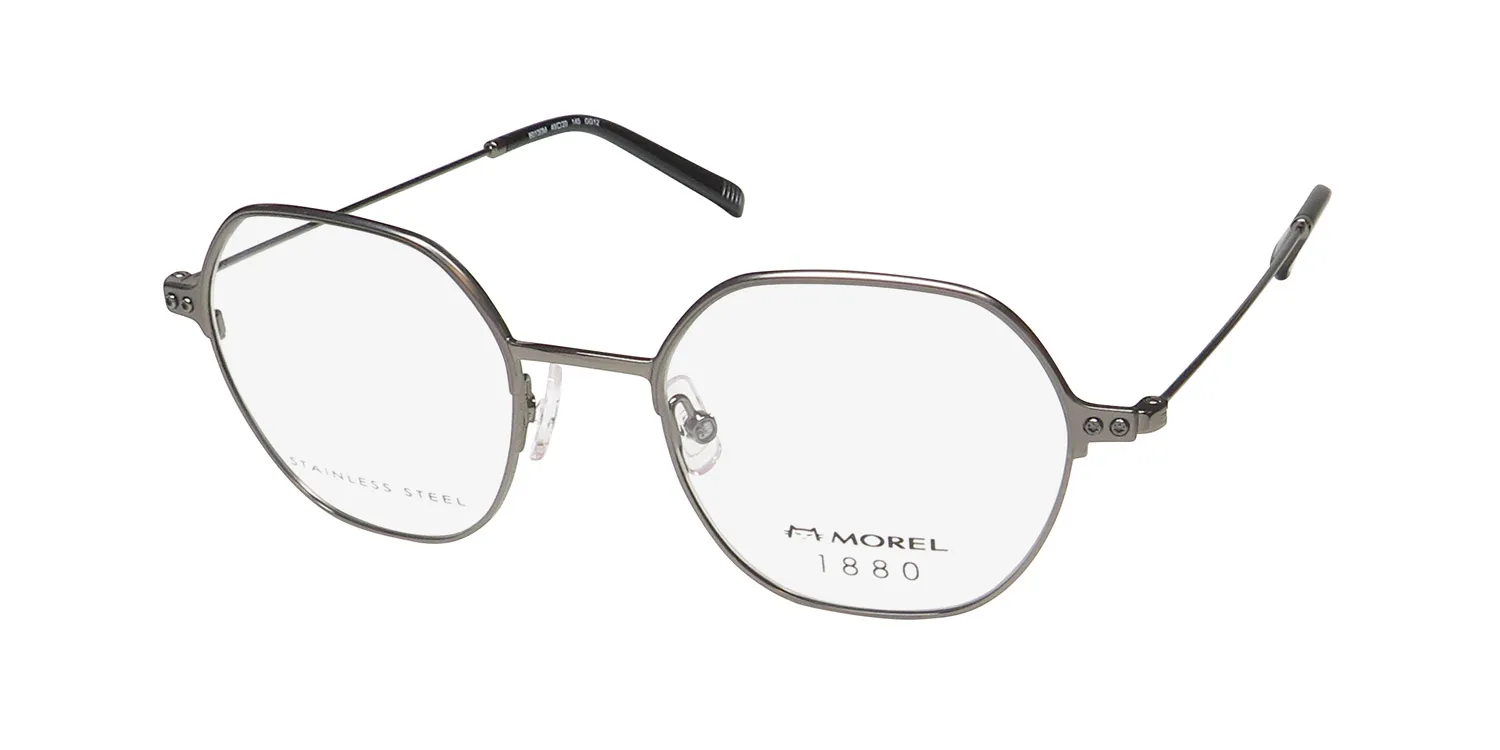 Morel 1880 60130m gg12 Eyeglasses Grey 49mm