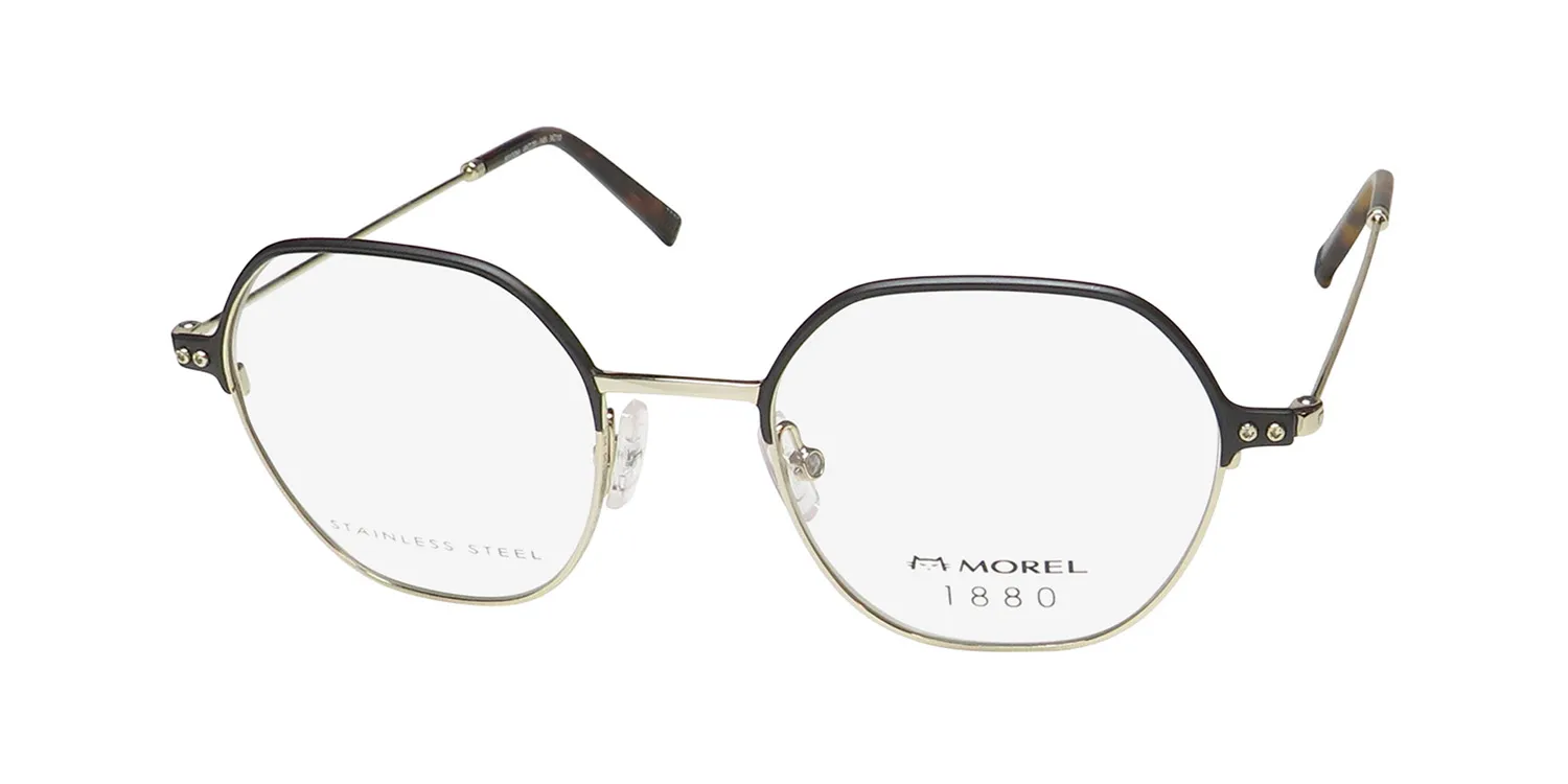 Morel 1880 60130m nd10 Eyeglasses Black 49mm