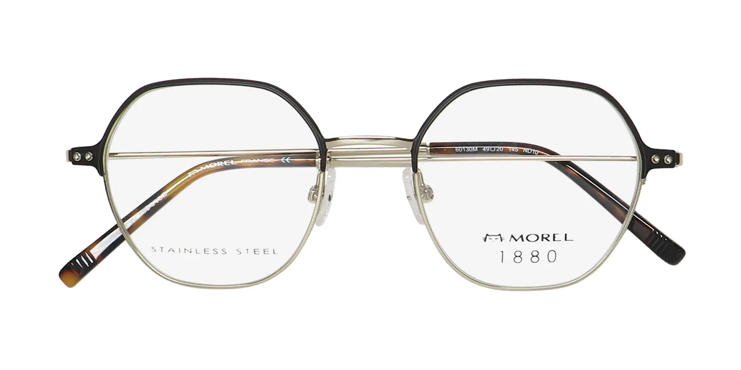 Morel 1880 60130m nd10 Eyeglasses Black 49mm 2