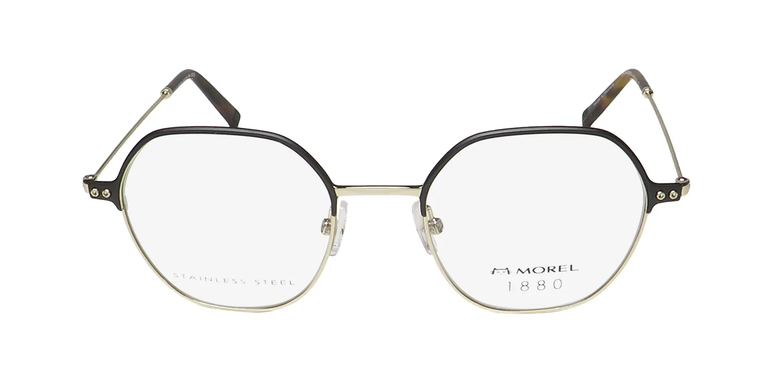 Morel 1880 60130m nd10 Eyeglasses Black 49mm 3