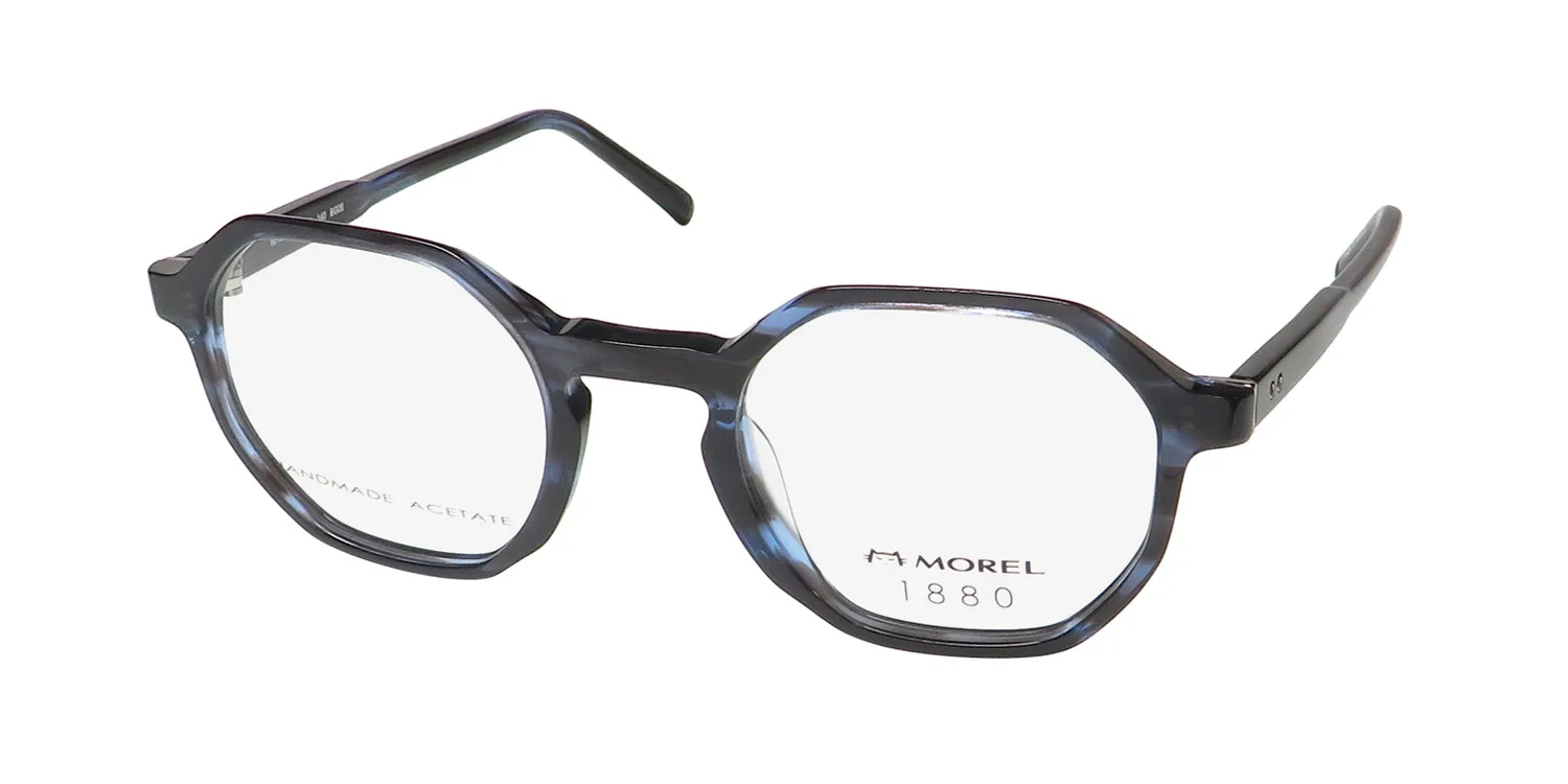 Morel 1880 60132m bg06 Eyeglasses Blue 47mm