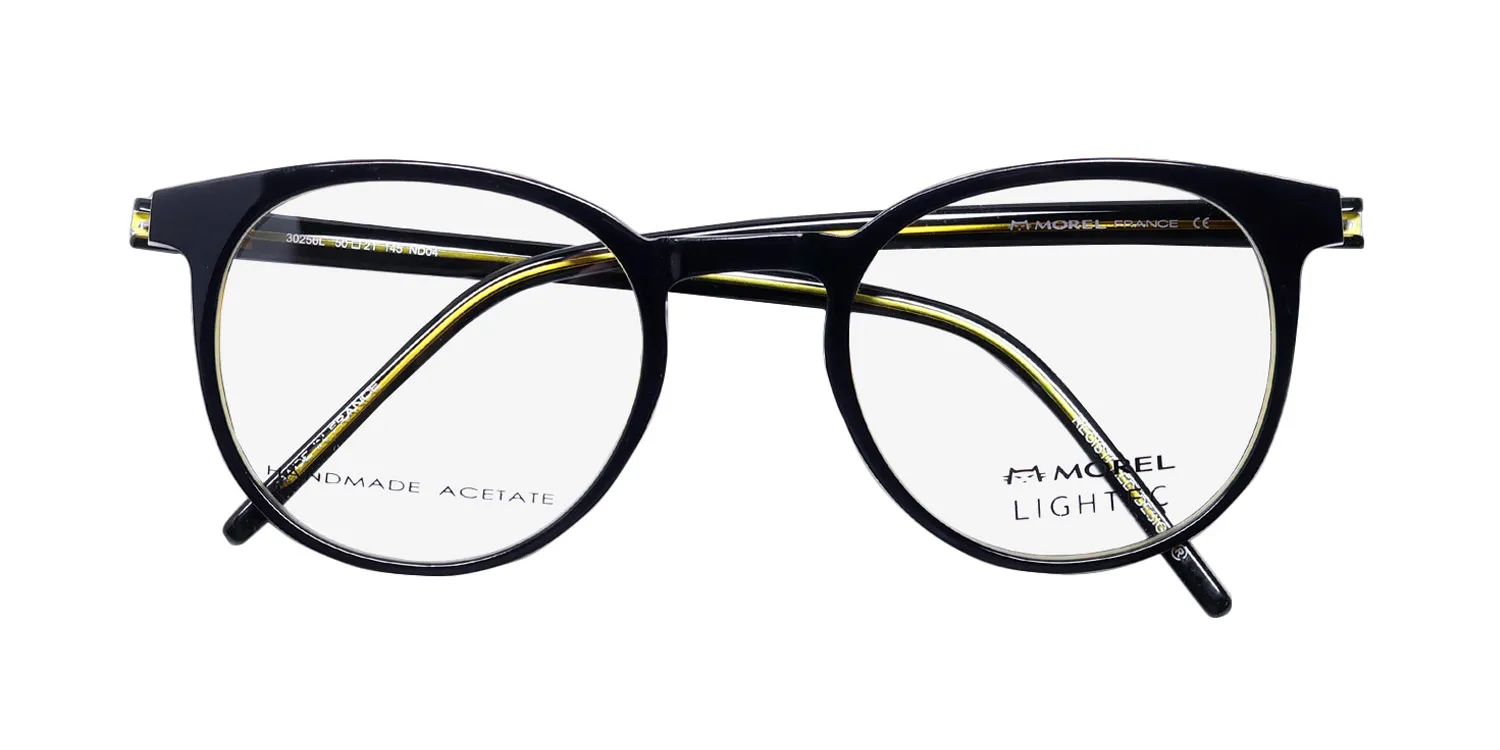 Morel Lightec 30256l nd04 Eyeglasses Black 50mm 2