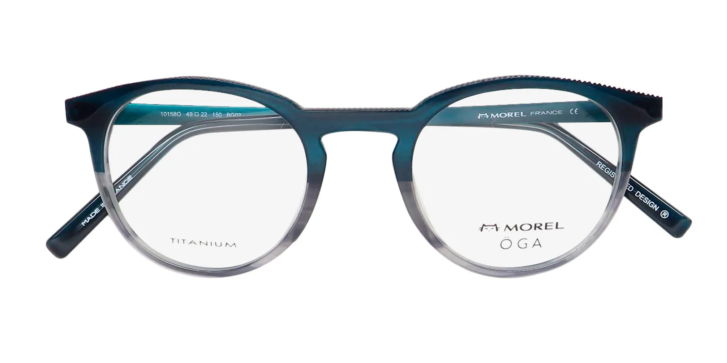 Morel Oga 10158o bg02 Eyeglasses Blue 49mm 2