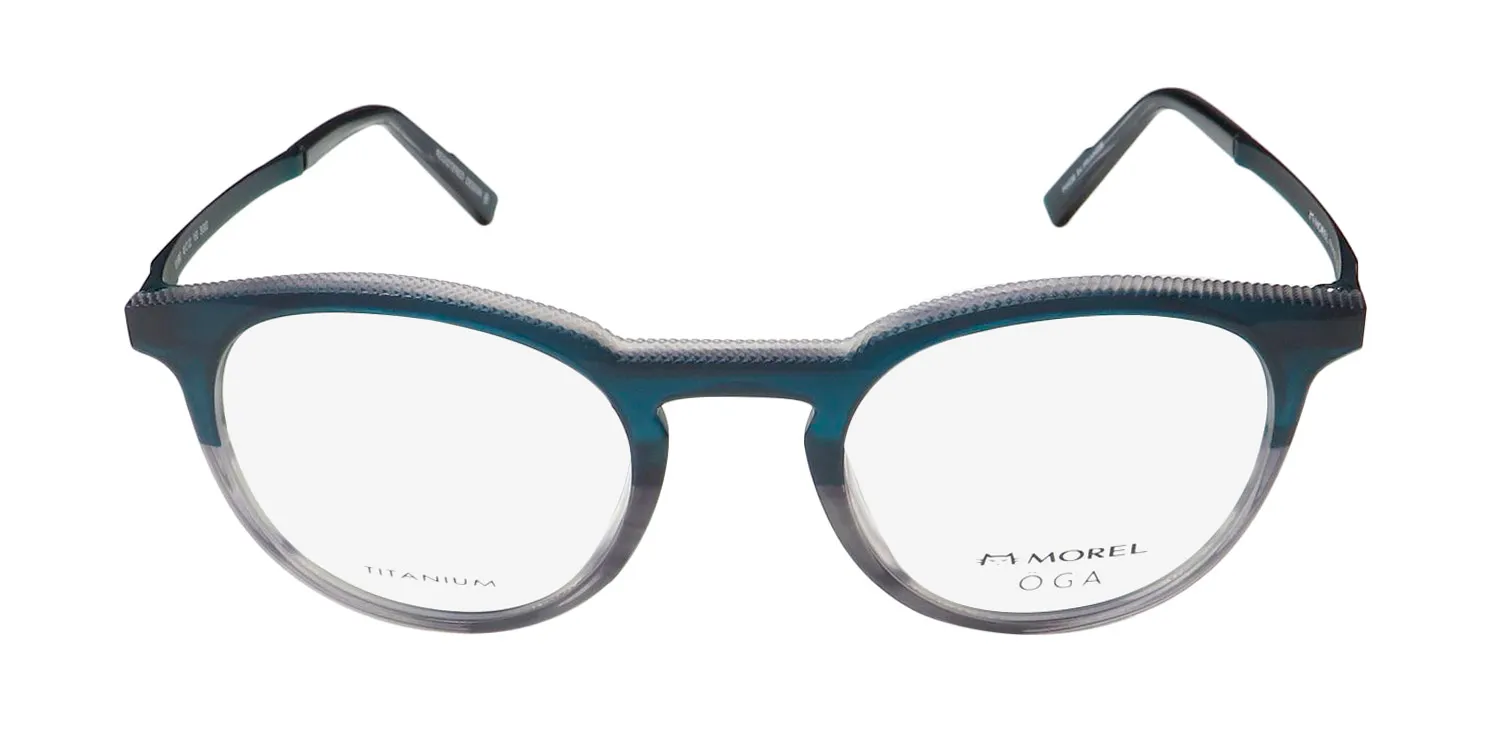 Morel Oga 10158o bg02 Eyeglasses Blue 49mm 3