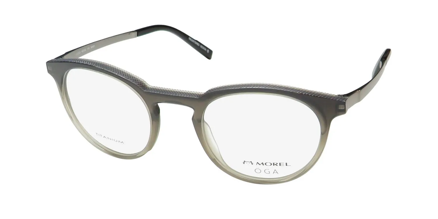 Morel Oga 10158o nn01 Eyeglasses Grey 49mm