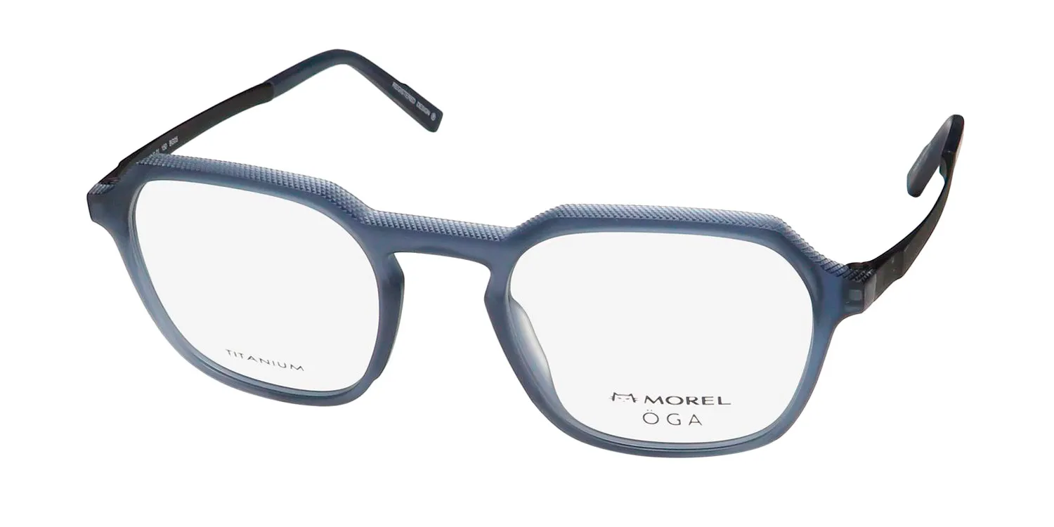 Morel Oga 10159o bg05 Eyeglasses Blue 50mm