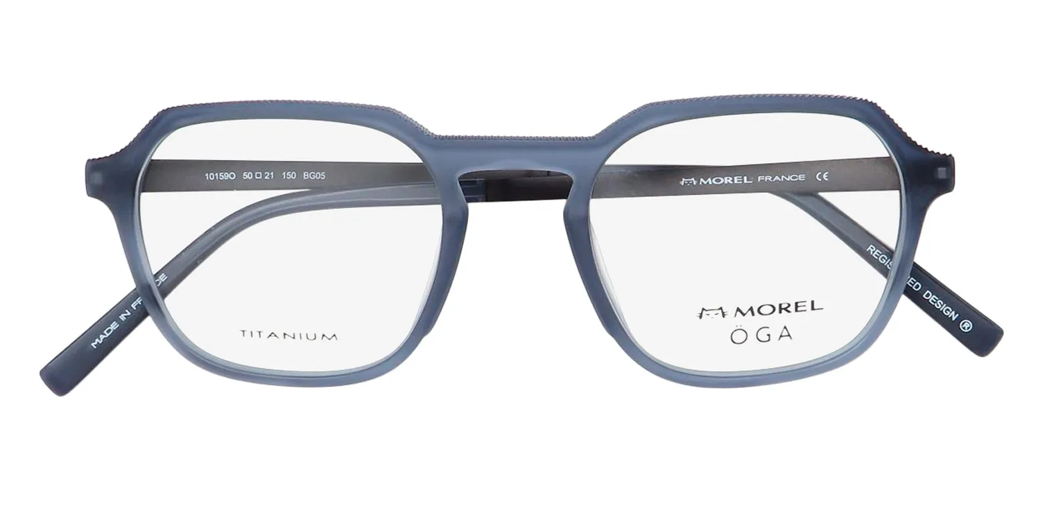 Morel Oga 10159o bg05 Eyeglasses Blue 50mm 2