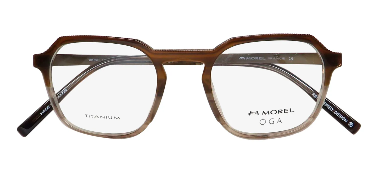 Morel Oga 10159o mm06 Eyeglasses Brown 50mm 2