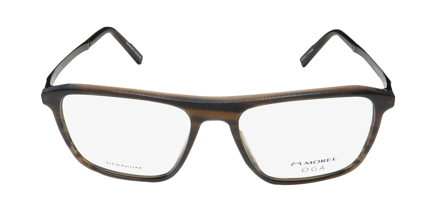 Morel Oga 10160o vg09 Eyeglasses Green 56mm 3