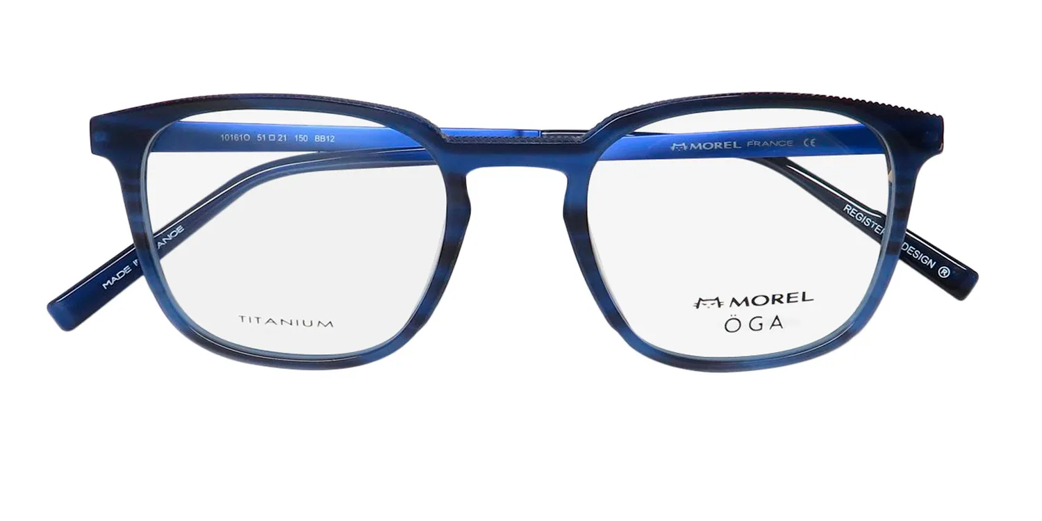 Morel Oga 10161o bb12 Eyeglasses Blue 51mm 2