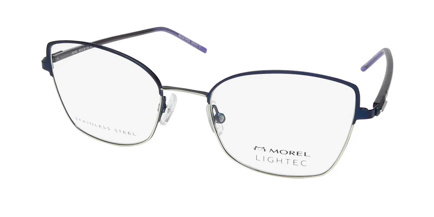 Morel Lightec 30249l nd01 Eyeglasses Blue 50mm