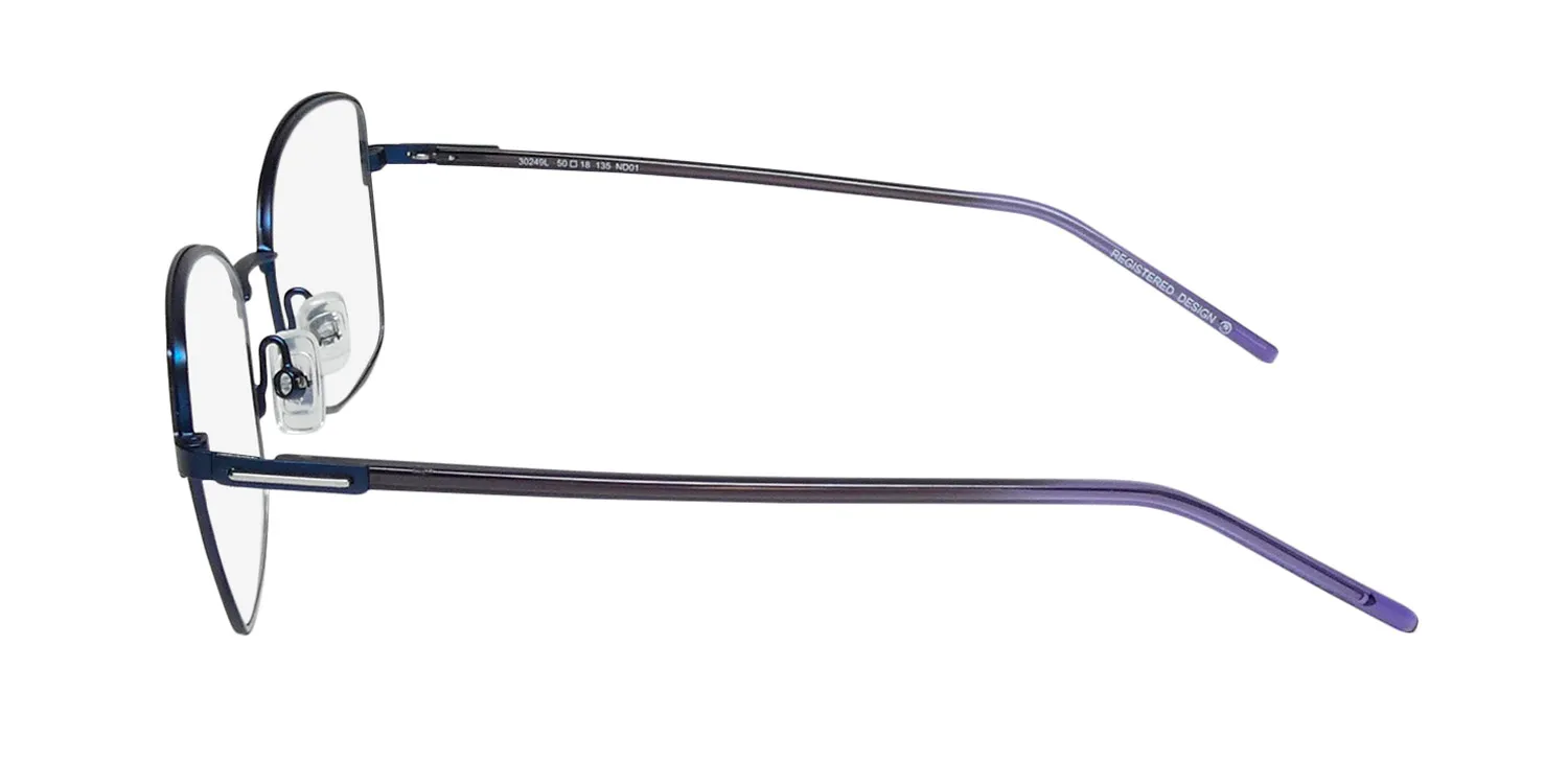 Morel Lightec 30249l nd01 Eyeglasses Blue 50mm 4