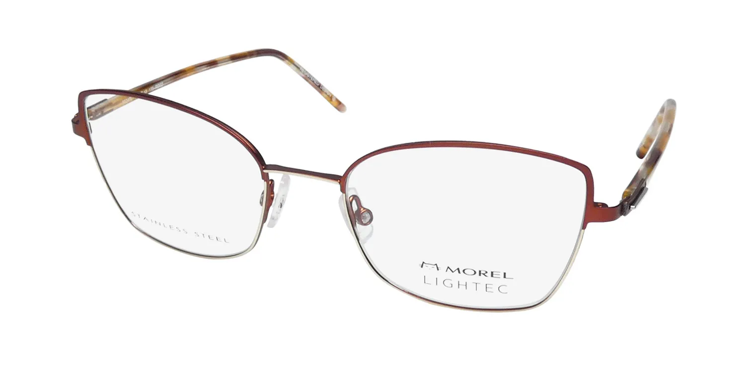 Morel Lightec 30249l rd02 Eyeglasses Brown 50mm