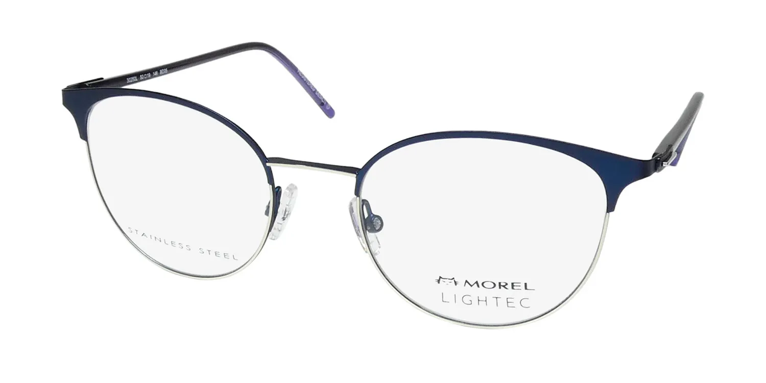 Morel Lightec 30250l bd06 Eyeglasses Blue 50mm