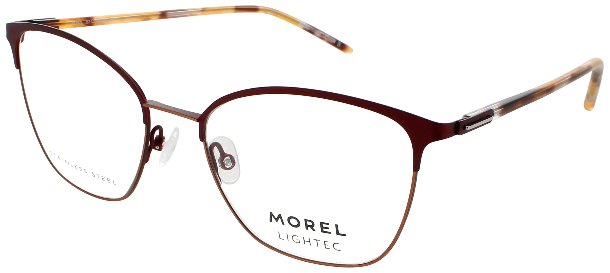 Lightec OMICRON 48 PD11 Eyeglasses Red 53mm Women