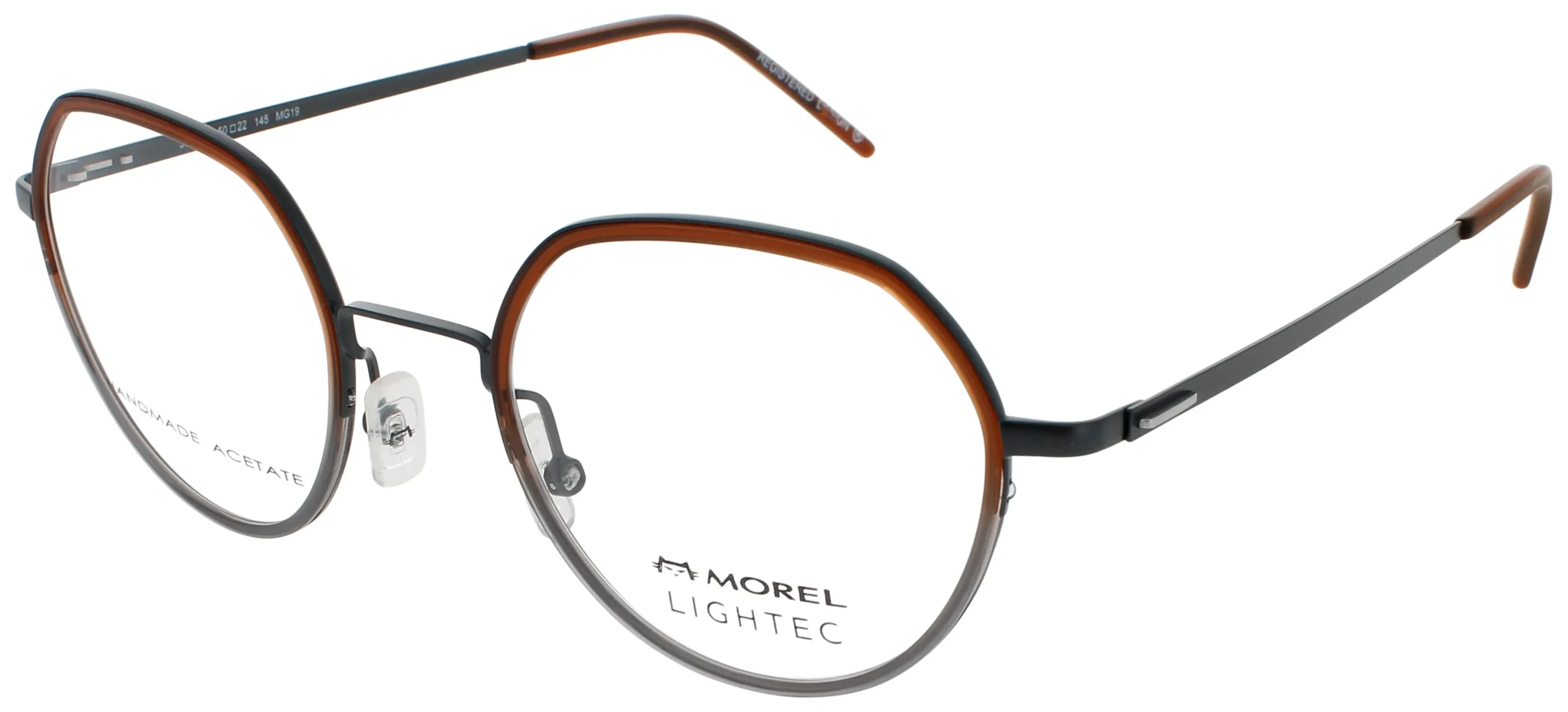 Lightec 30264L-MG19-50 Eyeglasses 50mm Men