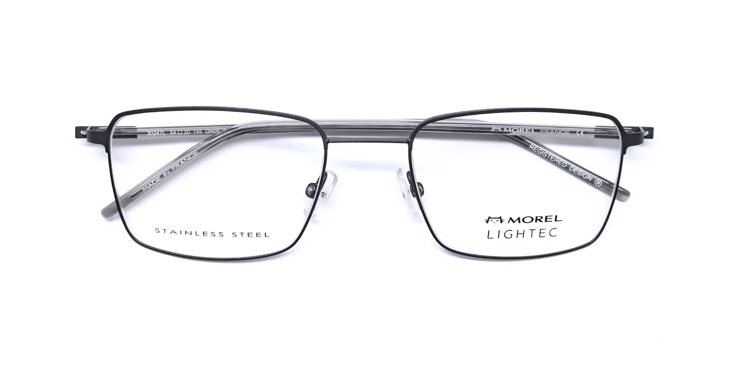 Morel Lightec 30247l gn09 Eyeglasses Grey 54mm Unisex 2