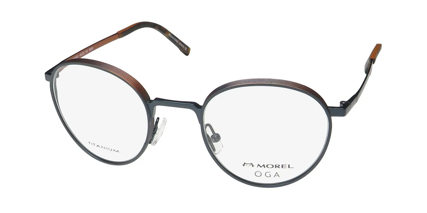 Morel Oga 10162o bm03 Eyeglasses Blue 48mm
