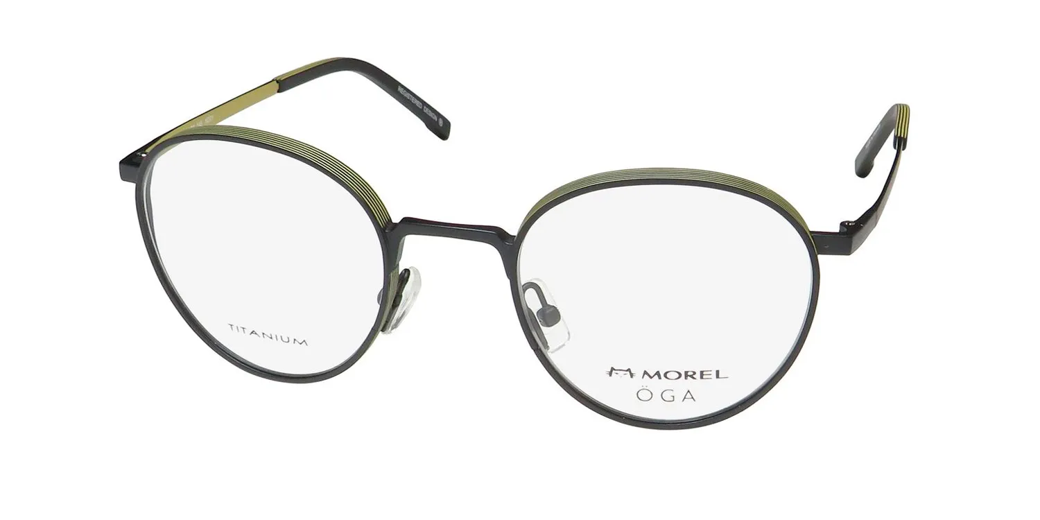 Morel Oga 10162o nd01 Eyeglasses Black 48mm