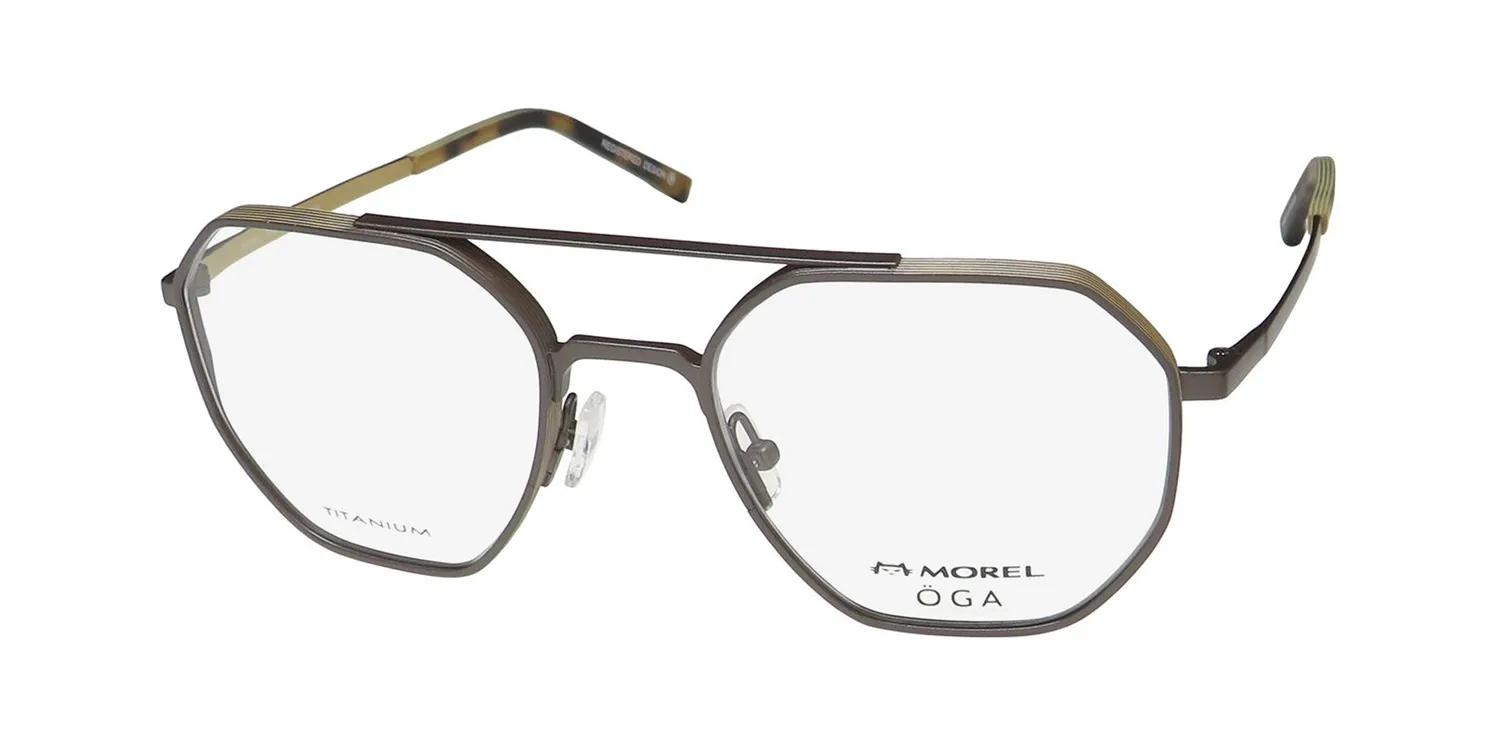 Morel Oga 10164o md09 Eyeglasses Brown 51mm