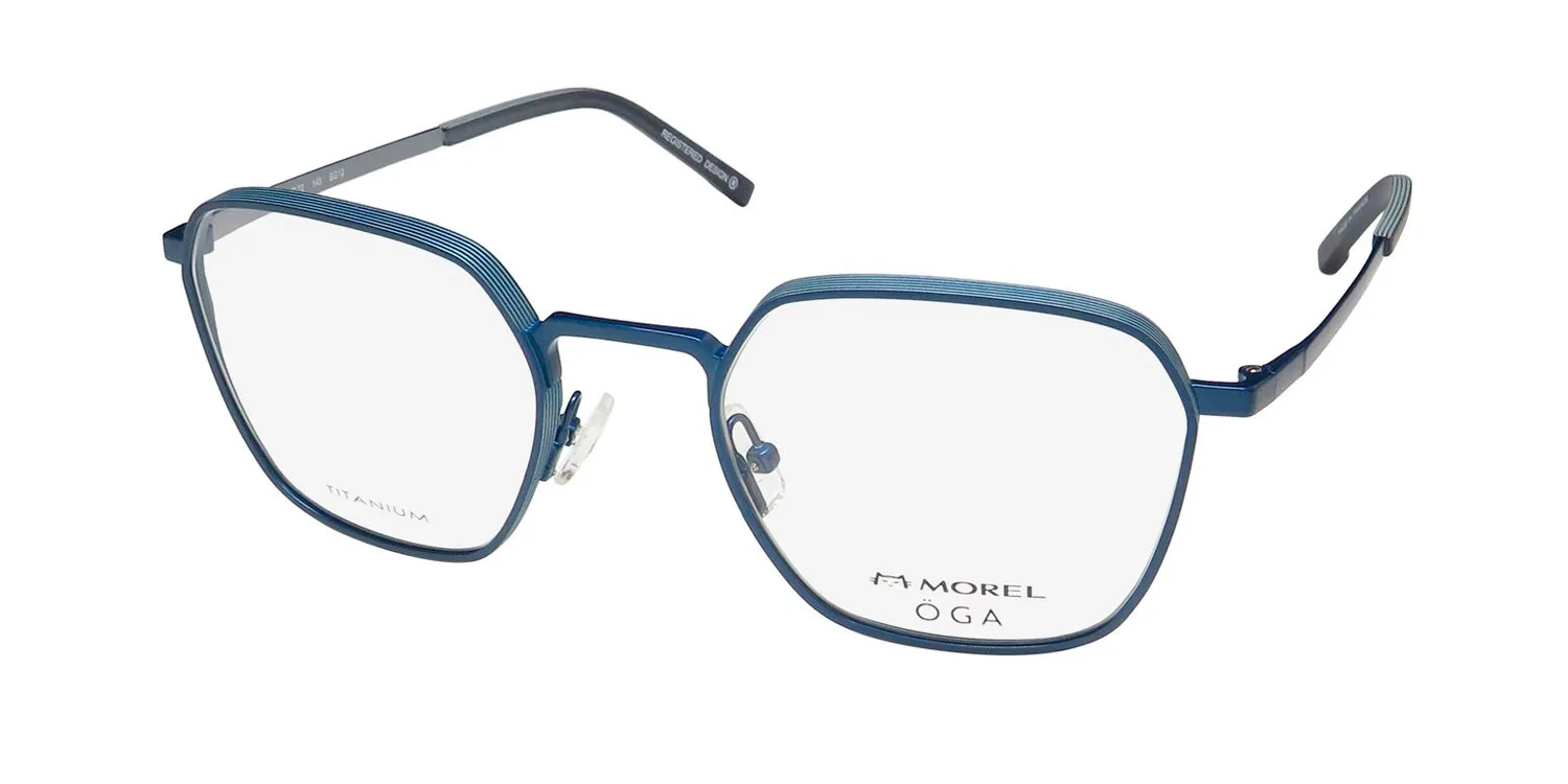 Morel Oga 10165o bg12 Eyeglasses Blue 51mm