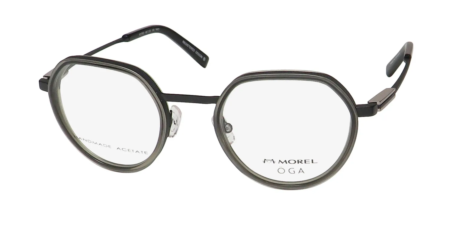 Morel Oga 10170o nn01 Eyeglasses Black 48mm