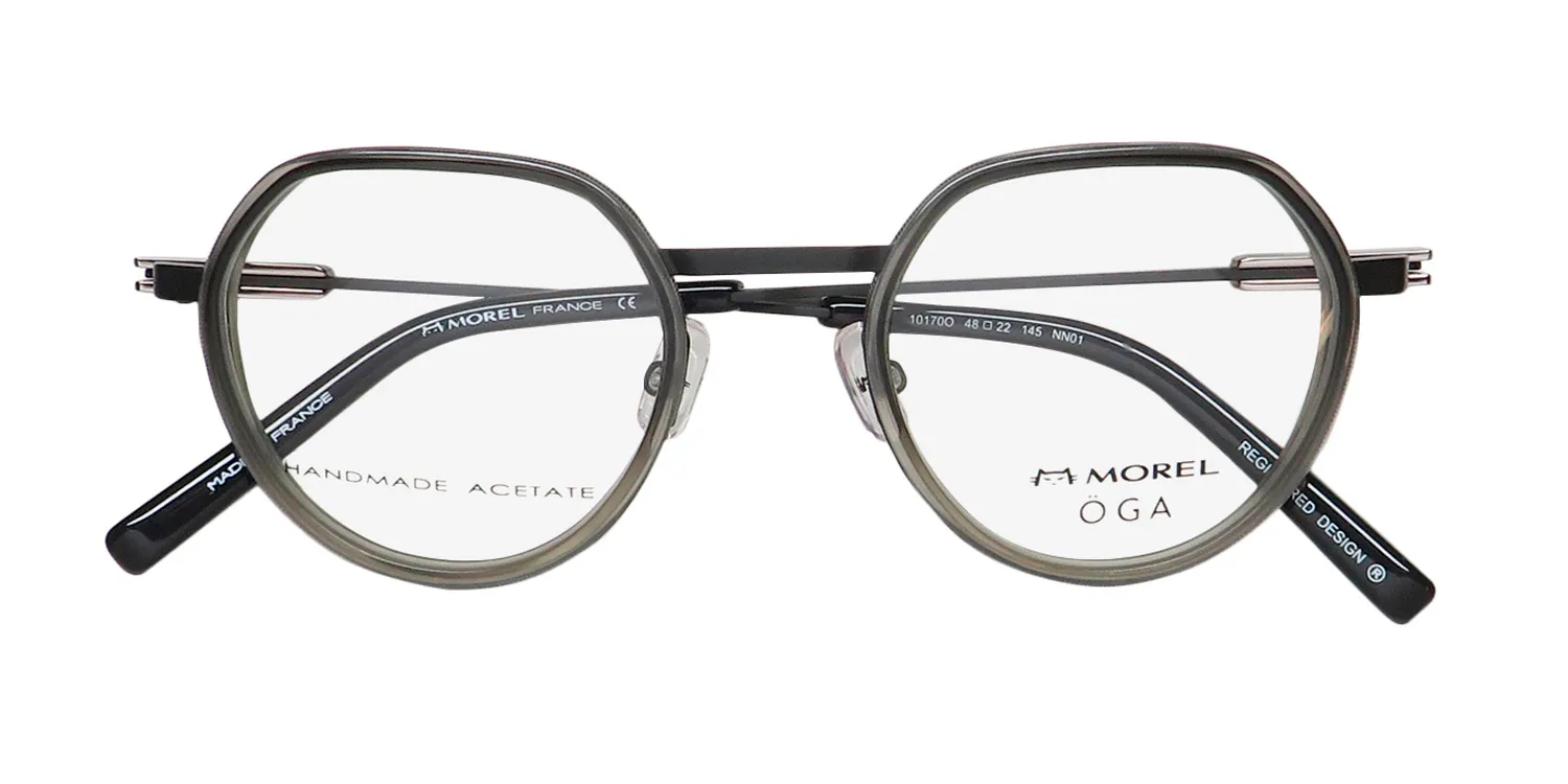 Morel Oga 10170o nn01 Eyeglasses Black 48mm 2