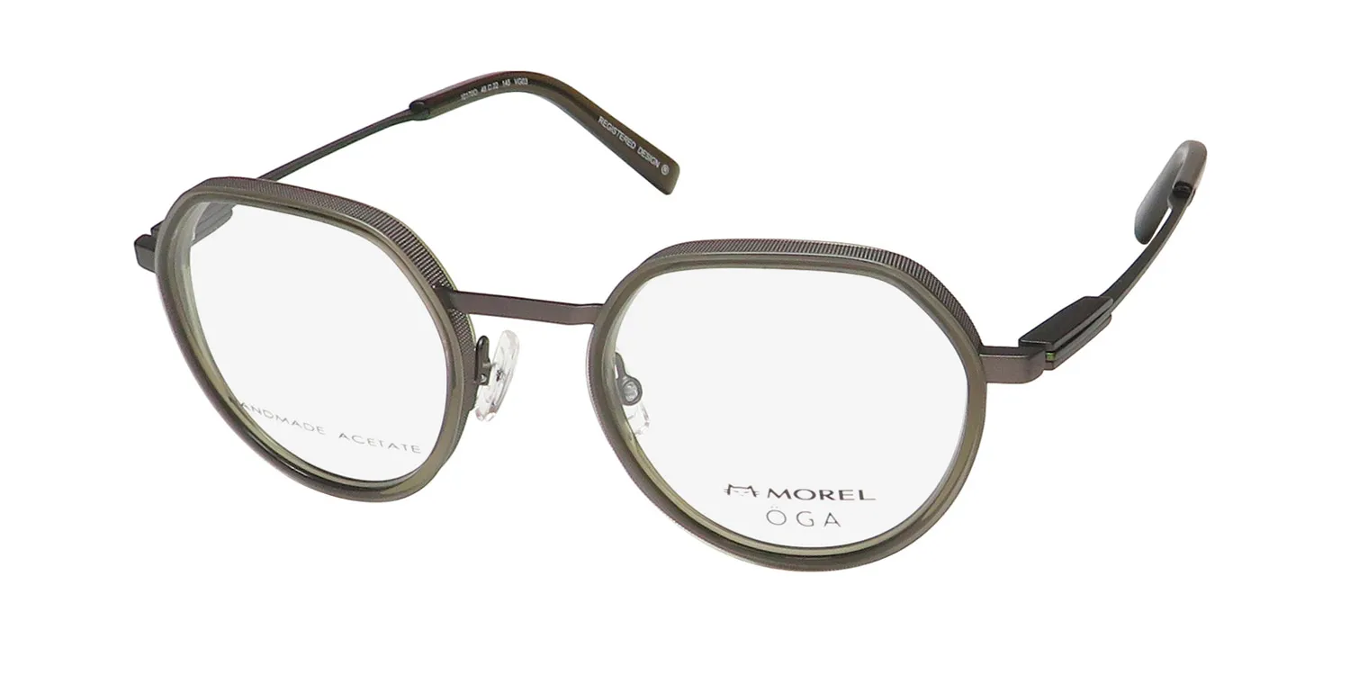 Morel Oga 10170o vg03 Eyeglasses Green 48mm
