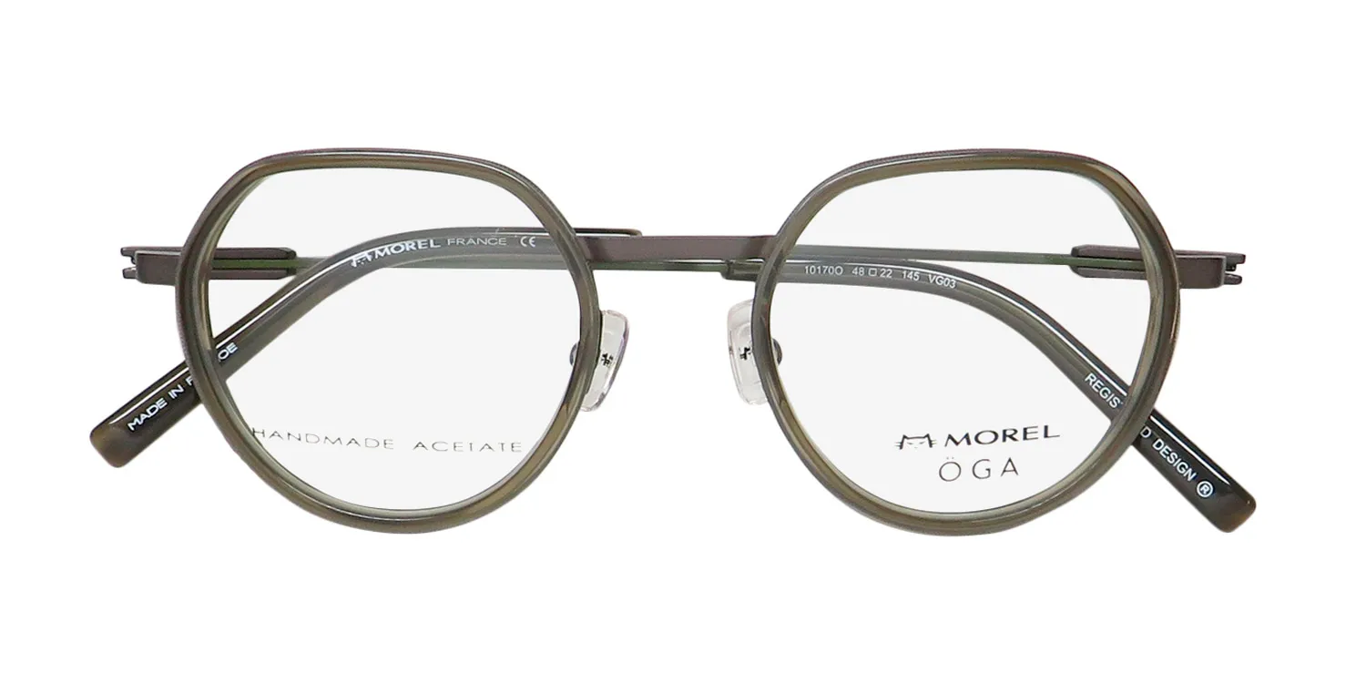 Morel Oga 10170o vg03 Eyeglasses Green 48mm 2