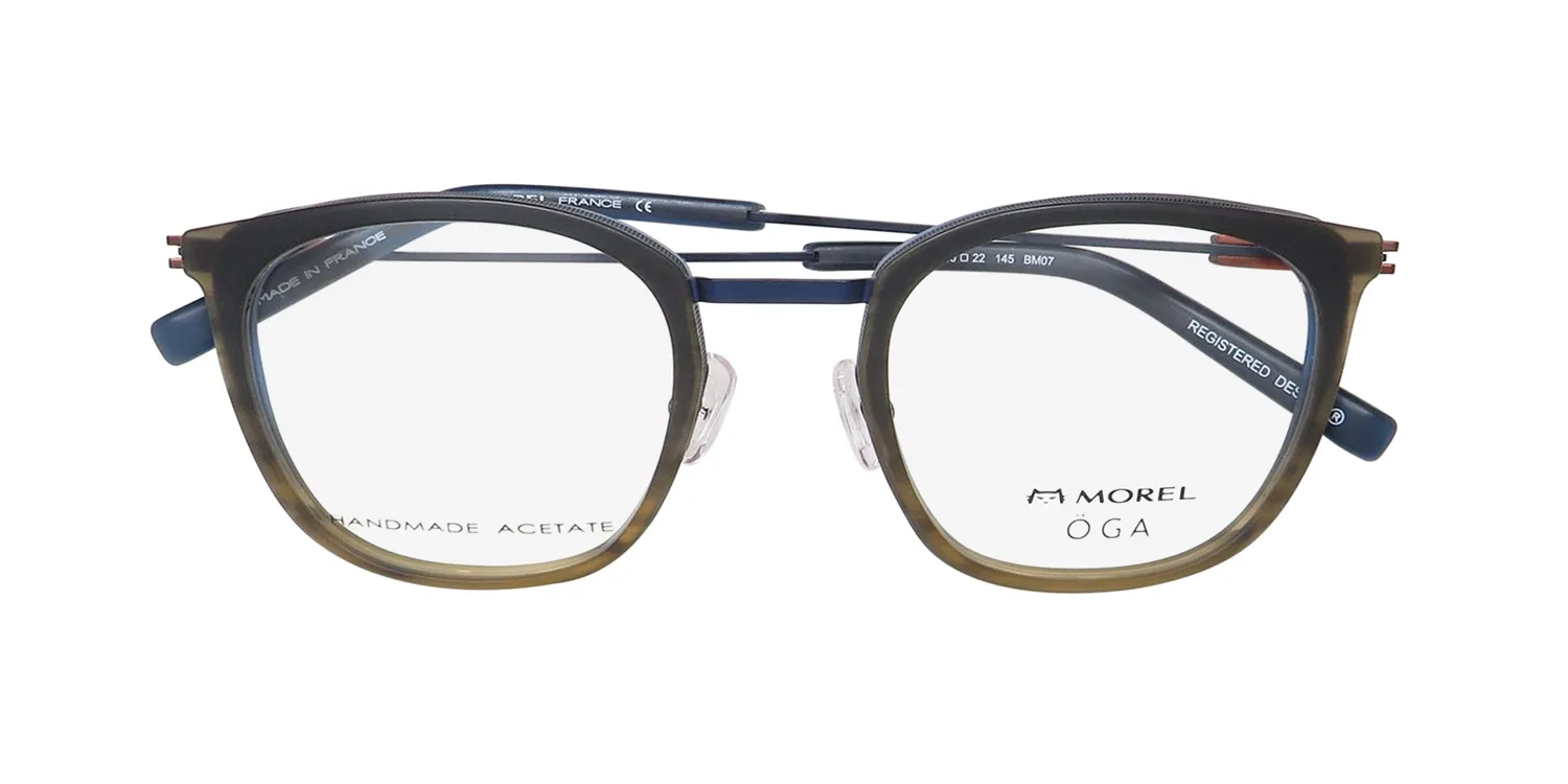 Morel Oga 10172o bm07 Eyeglasses Blue 50mm Unisex 2
