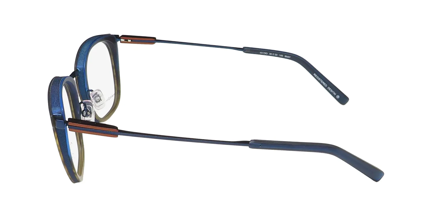 Morel Oga 10172o bm07 Eyeglasses Blue 50mm Unisex 4
